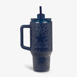 NFL 32 Oz Leopard Flip 'n' Sip Travel Mug