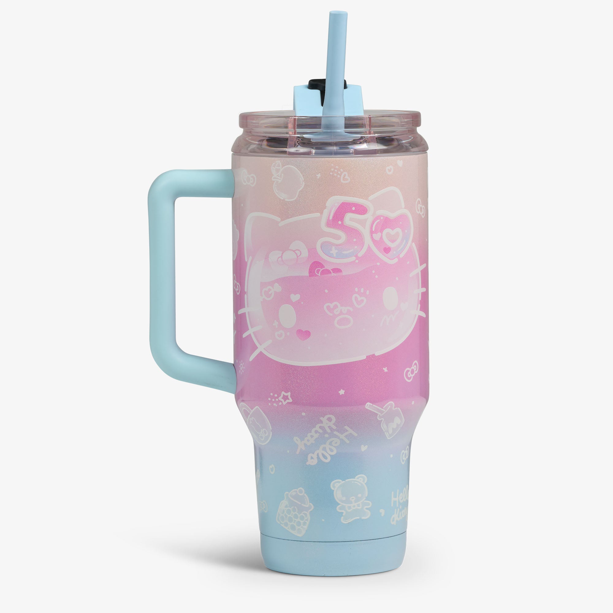 Hello Kitty? 50th Anniversary 32 Oz Flip 'n' Sip Travel Mug
