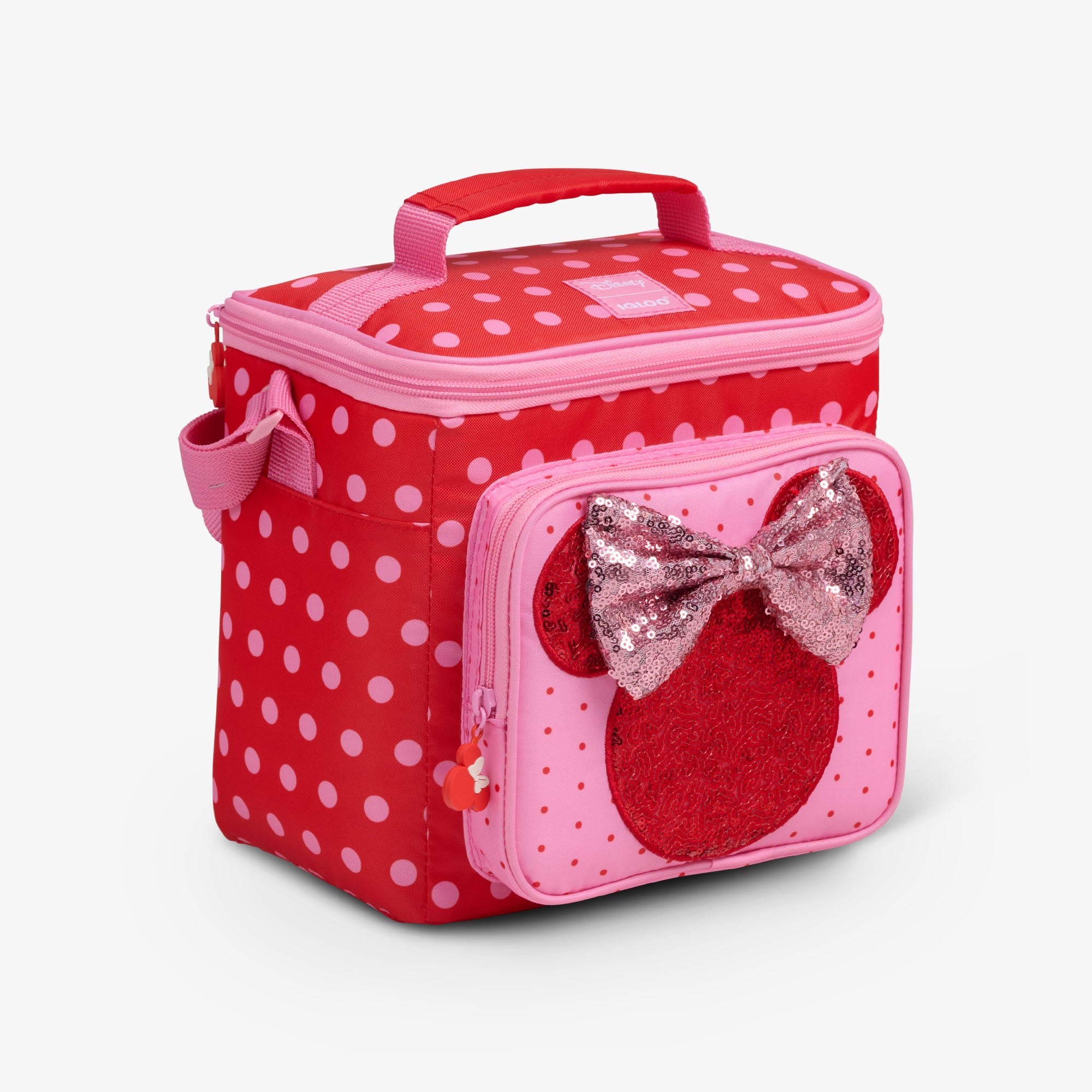 Disney Minnie Mouse Polka Dots Square Lunch Cooler Bag - Image 5