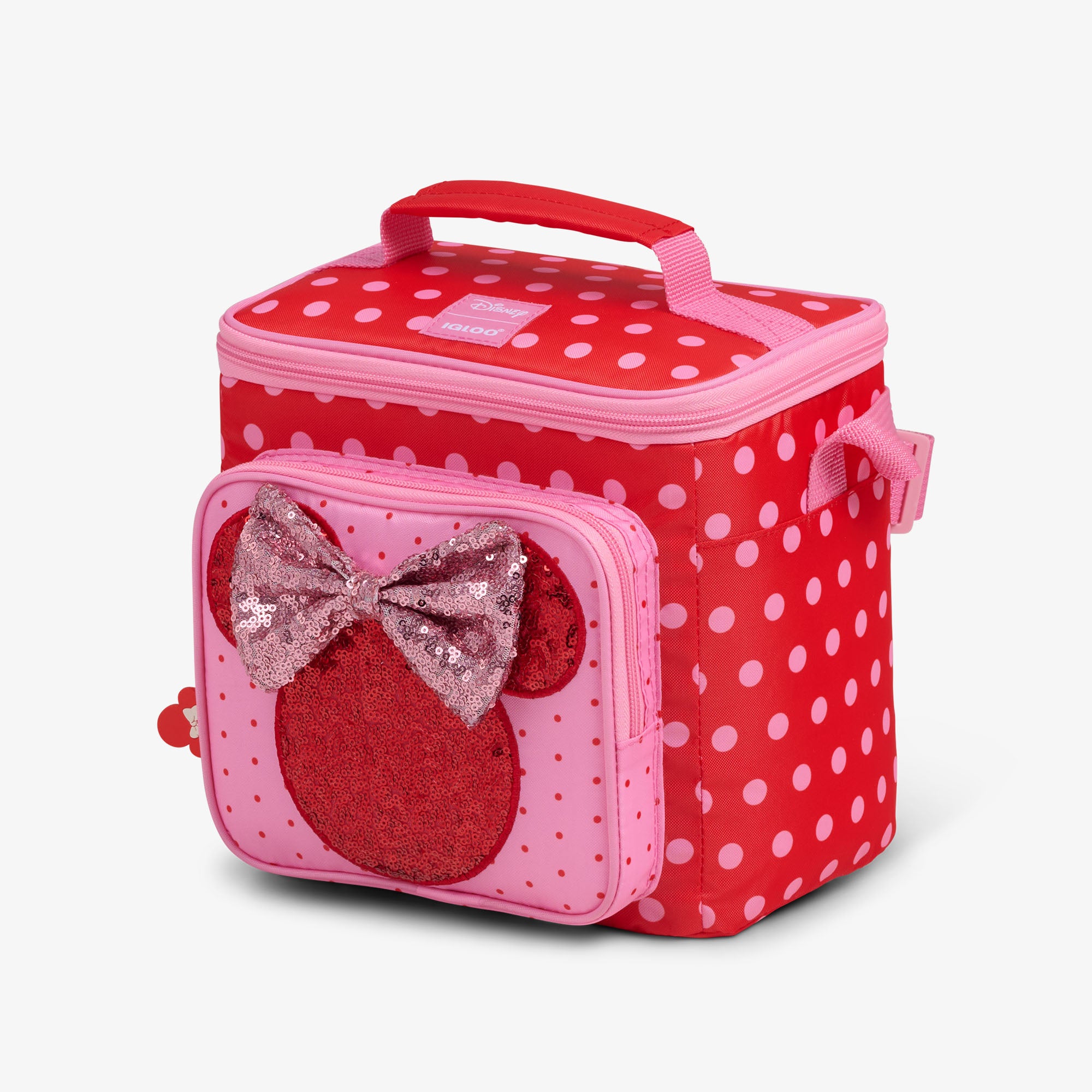 Disney Minnie Mouse Polka Dots Square Lunch Cooler Bag - Image 2